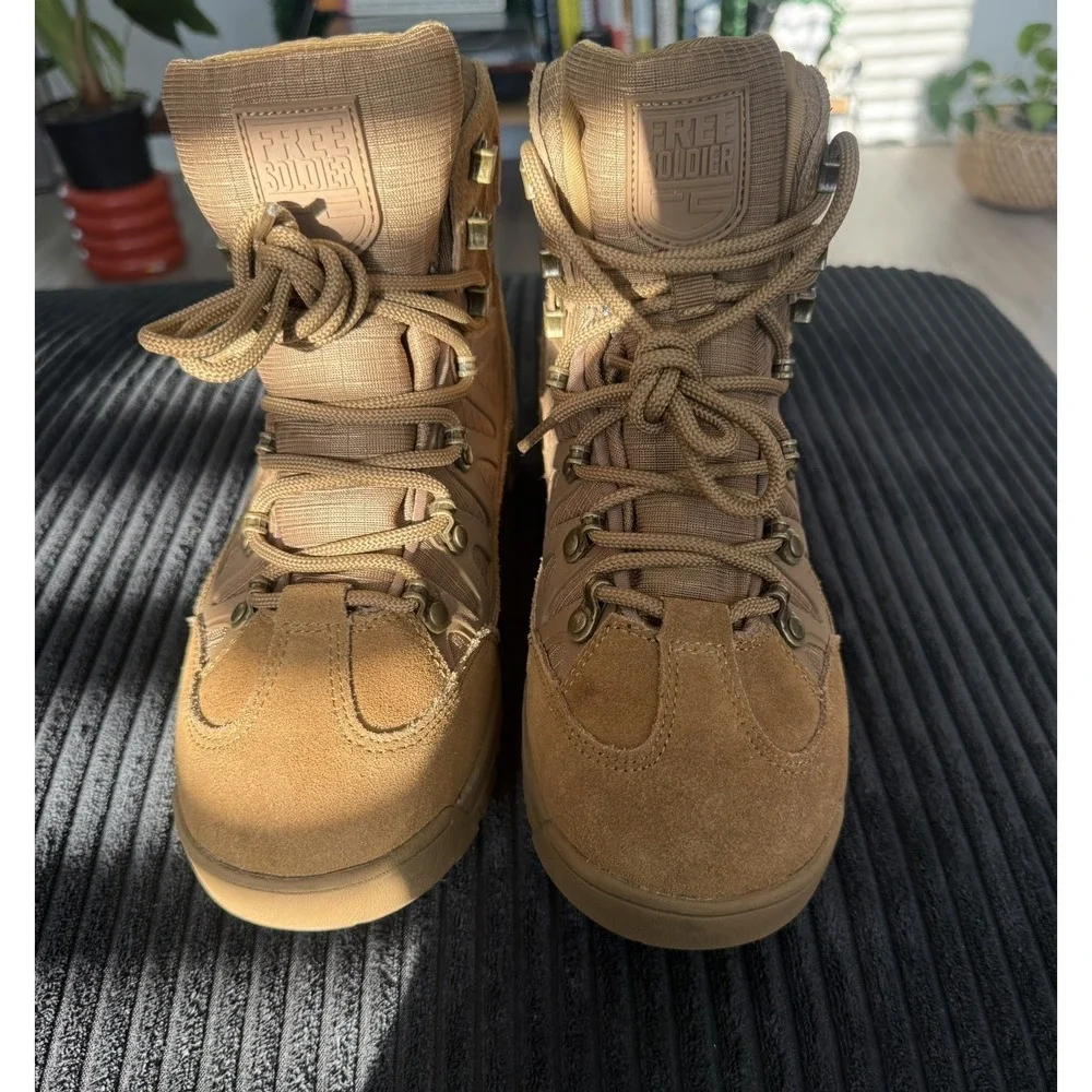 Free Soldier Mens Tactical Boots Waterproof Combat Military Work Boots ACC0022 7